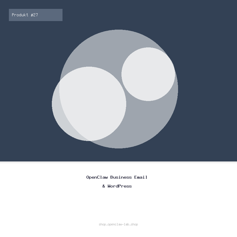OpenClaw Business Email + WordPress
